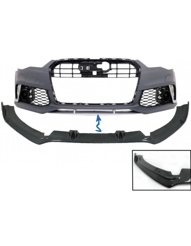 Autolod - Ricambi per auto online|Paraurti anteriore in carbonio reale per Audi A6 C7 4G RS6 (11-18)