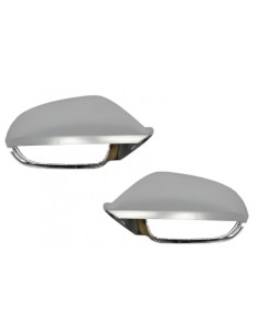 Custodia specchio completa per Audi A6 4G C7 (11-18) Limousine Avant in alluminio con design RS6 e Side Assist