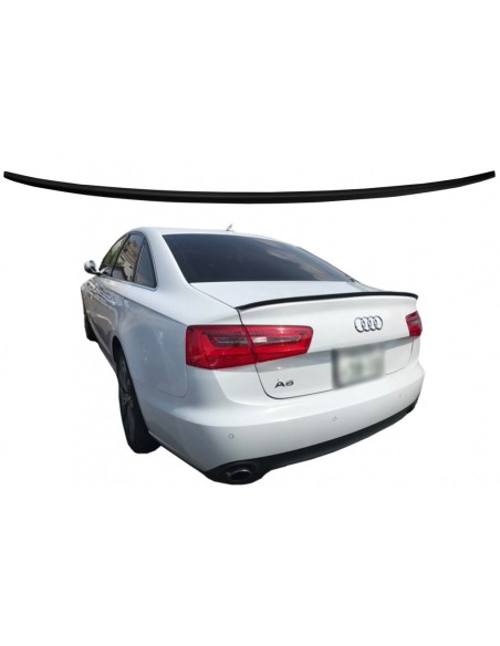 Spoiler tronco per Audi A6 C7 4G 4 porte (11-18) Nero opaco