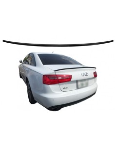 Spoiler bagagliaio per Audi A6 C7 4G 4 porte (11-18) Piano Nero