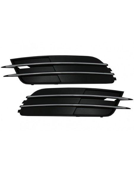 Paraurti inferiore griglia copre griglie laterali per Audi A6 C7 4G (12-15) senza ACC