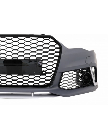 Labbro anteriore spoiler con Add-On per paraurti Audi A6 C7 4G (11-15) RS6