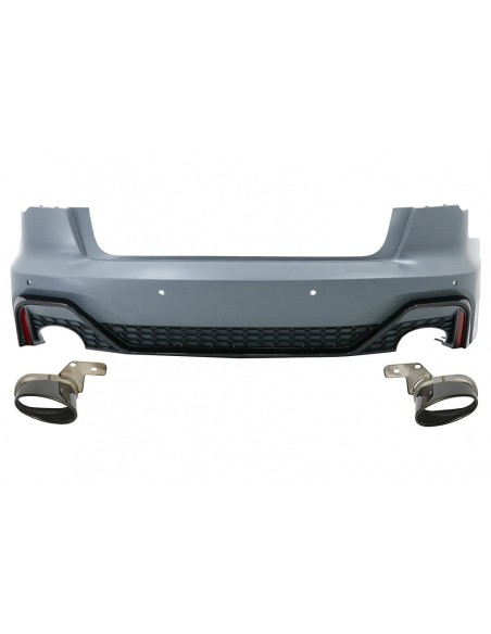 Paraurti posteriore RS Design per Audi A6 C8 berlina (18-Up).