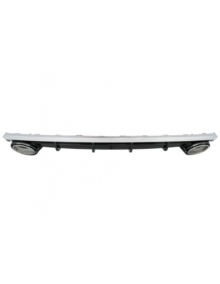 Paraurti posteriore Valance diffusore RS6 Design per A6 4G C7 Facelift (15-18).