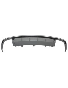 Paraurti posteriore Valance diffusore con scarico e griglia anteriore per Audi A6 4G Facelift (15-18) berlina Limousine. 2