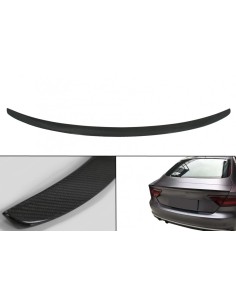 Cofano bagagliaio Spoiler per AUDI A7 4G8 S7 RS7 (11-17) Real Carbon