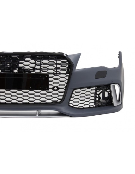 Paraurti anteriore e diffusore posteriore w/ luci posteriori a LED per Audi A7 4G Pre-Facelift (10-14) RS7 Design