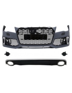 Paraurti anteriore w/ diffusore per AUDI A7 4G Pre-Facelift (10-14) RS7 Design