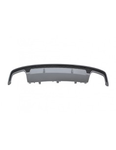Paraurti posteriore Valance diffusore d'aria w/ scarico tubi di coda per AUDI A7 4G Facelift (15-18) S7 Design 2