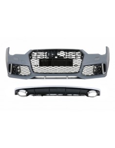 Paraurti anteriore w/ griglia e paraurti posteriore Valance diffusore e scarico suggerimenti RS7 Design