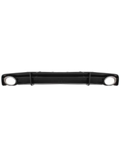 Paraurti posteriore Valance diffusore nero w/ scarico suggerimenti per Audi A7 4G Facelift (15-18) RS7 Design