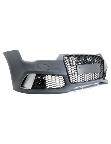 Carbonio reale del labbro del paraurti anteriore w/Add-On dello spoiler per la progettazione di Audi A7 4G Facelift (15-18) RS7