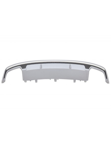 Paraurti posteriore Valance diffusore d'aria w/ scarico per Audi A7 4G Facelift (15-18) S7 Design solo