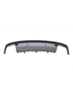 Valance posteriore diffusore d'aria w/ scarico e griglia anteriore per AUDI A7 4G Facelift (15-17) S7 Design 2