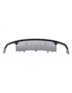 Paraurti Valance diffusore d'aria w/ scarico e griglia anteriore per Audi A7 4G Facelift (15-17) S7 Design 2