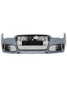 Paraurti anteriore w/ diffusore posteriore nero e per Audi A7 4G Facelift (15-18) RS7 Design 2