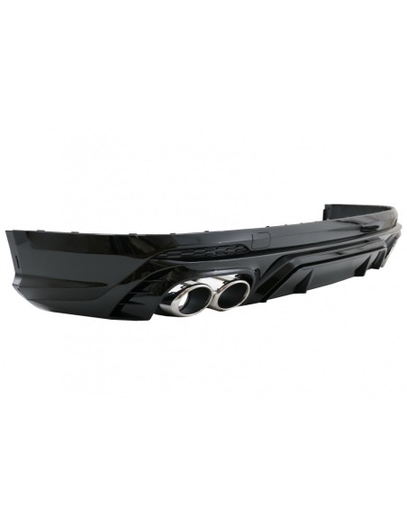 Paraurti posteriore Spoiler Valance diffusore doppia uscita per Audi Q5 SUV FY S-Line (18-)