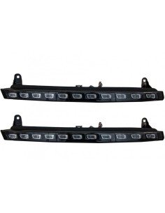 Luci di marcia diurne LED DRL per Audi Q7 4L (06-09) luci di svolta Facelift Design 2