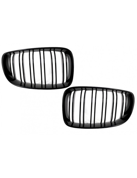 Griglie renali centrali per BMW 1 Serie E81 E82 E87 E88 M1 M (07-11) LCI Doppia striscia M