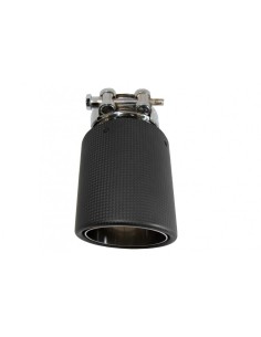 Universale scarico Muffler Tip fibra carbonio Matte Finish Inlet 6.8cm - 2.67inch 2