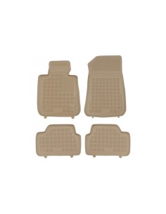 Tappetino gomma beige per BMW Serie 1 E87 (04-11) F (11-08.14) F LCI (15-06.19)