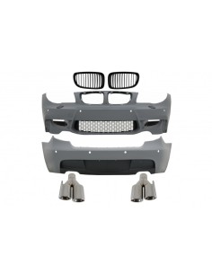 Kit per BMW Serie E81 E87 Hatchback (04-11) Design w/ scarico Quad Chrome