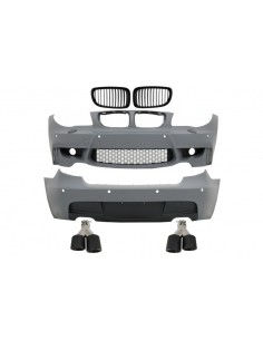 Kit per BMW 1 Serie E81 E87 Hatchback (04-11) M Sport Design w/ scarico fibra di carbonio