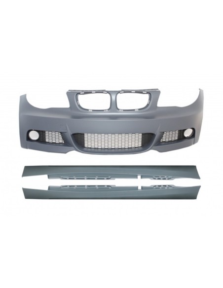 Paraurti anteriore w/ laterali gonne per BMW 1 Serie E87 (09-12) M-tech M-Technik Design
