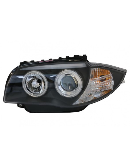 CCFL Angelo Occhi Fari per BMW 1 Serie E87 E81 E82 E88 (04-11) Nero