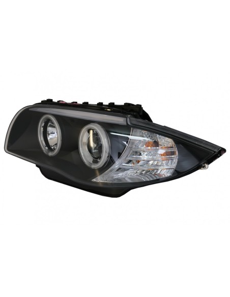 CCFL Angelo Occhi Fari per BMW 1 Serie E87 E81 E82 E88 (04-11) Nero