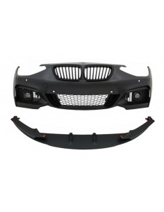 Paraurti anteriore w/ fendinebbia e spoiler labbro per BMW 1 Serie F F21 (11-08.14) M2 M235 Design