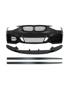 Paraurti anteriore w/ labbro spoiler e laterali gonne Add-on per BMW 1 Serie F F21 (11-08.14)