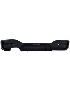 Paraurti posteriore Spoiler Valance diffusore sinistra doppia uscita per BMW 1 Serie F F21 LCI (15-19) Piano Nero