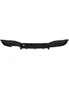Paraurti posteriore Spoiler Valance diffusore sinistra doppia uscita per BMW 1 Serie F F21 LCI (15-19) Piano Nero 2