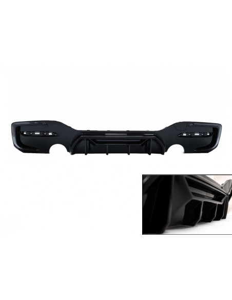 Spoiler del labbro del paraurti anteriore per BMW 1 serie F F21 LCI (15-19) w/ paraurti posteriore