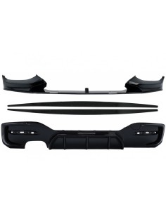 Spoiler del labbro del paraurti anteriore per BMW 1 serie F F21 LCI (15-19) w/ paraurti posteriore