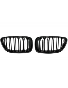 Le griglie centrali del rene doppia striscia w/coperture dello specchio per BMW 2 serie F22 F23 (14-up) M 2