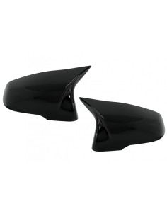 Specchio copre w/ rene centrale griglie doppia striscia per BMW X1 F48 Pre LCI (06.15-19) Piano Black M Design 2