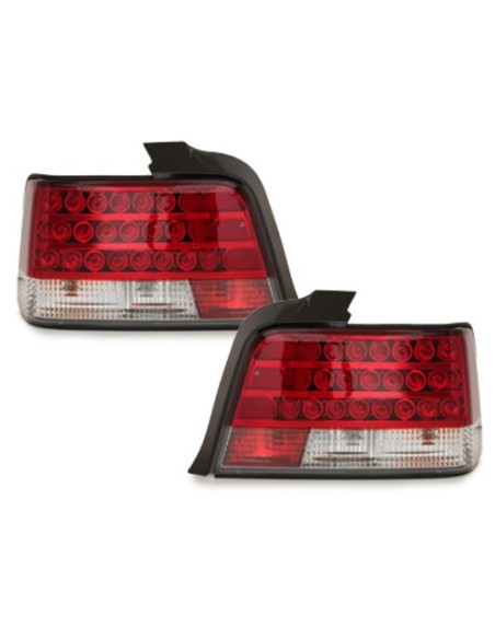 Fanali posteriori a LED per BMW E36 Lim. 92-98 _ cristallo rosso