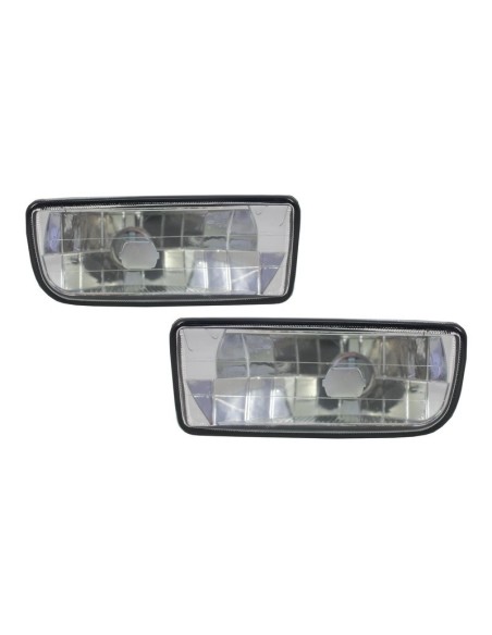 Kit per BMW Serie 3 E36 (1992-1997) w/ Chrome Fog Lights e Rear Bumper Spoiler M3 Design