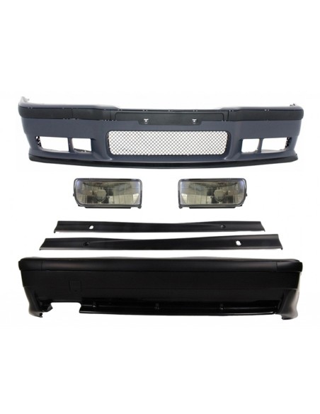 Corredo completo per BMW 3 serie E36 1992-1998 M3 Design w/ nebbia luci laterali gonne
