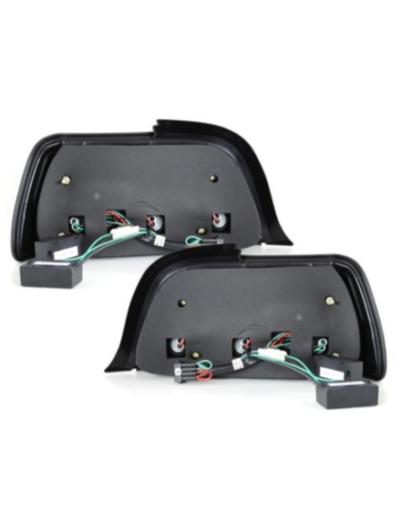 Fanali Posteriori a LED per BMW E36 Coupé 92-98 - Cristallo Rosso