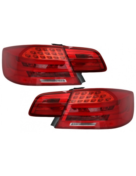 Fanali Posteriori a LED per BMW 3 Serie E92 Coupe Pre LCI (06-10) Rosso Chiaro