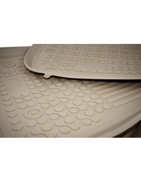 Tappetino in Gomma Beige per BMW Serie 3 E46 E90 E91 Sedan Touring