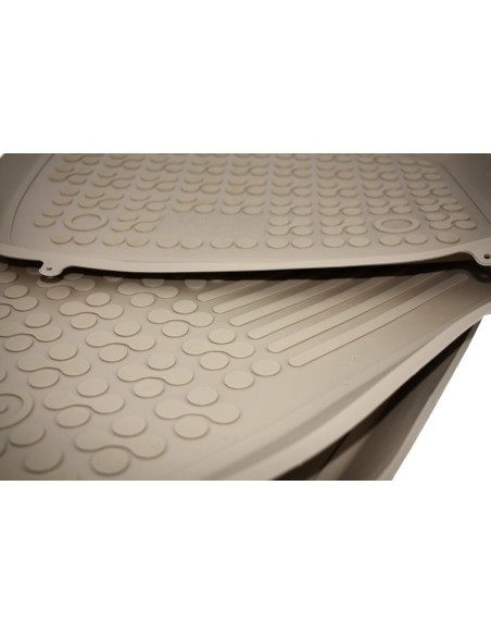 Tappetino in Gomma Beige per BMW Serie 3 E46 E90 E91 Sedan Touring