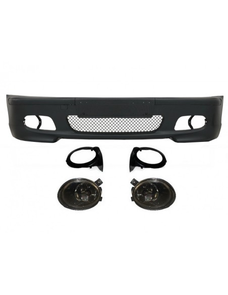 Paraurti Anteriore per BMW E46 Berlina-Touring (1998-04) M-Technik M-Tech M-Sport Modello w/ Smoke Fog Lights