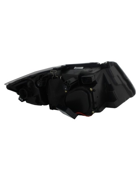Fari per BMW E90 E91 2 Halo Cerchi Nero (05-08)