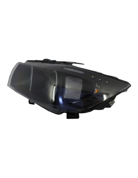 Fari per BMW E90 E91 2 Halo Cerchi Nero (05-08)