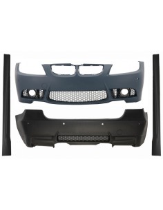 Kit Restyling BMW Serie 3 E90 (04-08) Non LCI Stile M3 Senza Fendinebbia con Gonne Laterali