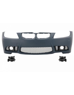 Paraurti Anteriore BMW Serie 3 E90 Berlina E91 Touring (04-08) Non LCI Design M3 con Nebbia Fumo